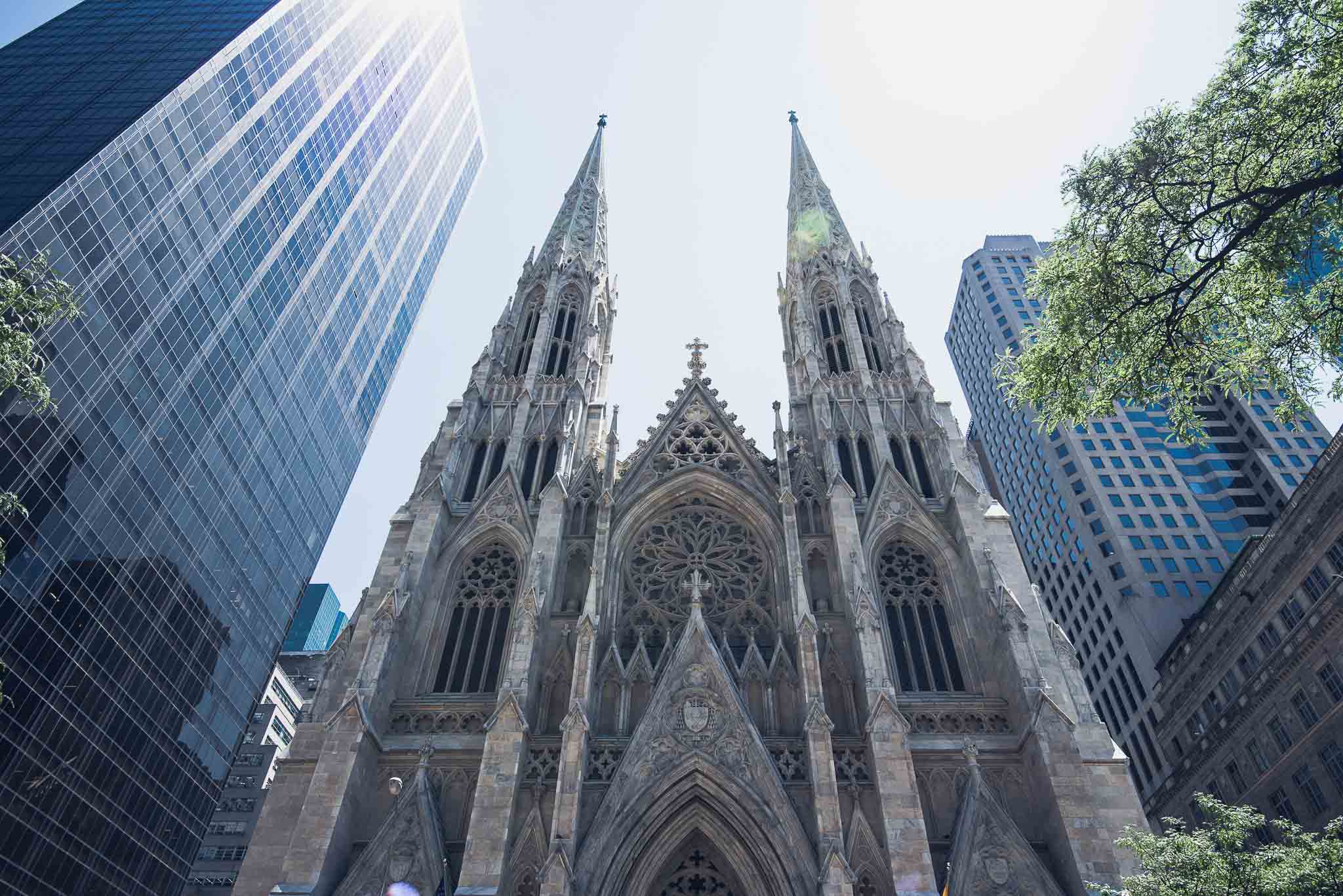 St Patrick's Cathedral on a New York class trip