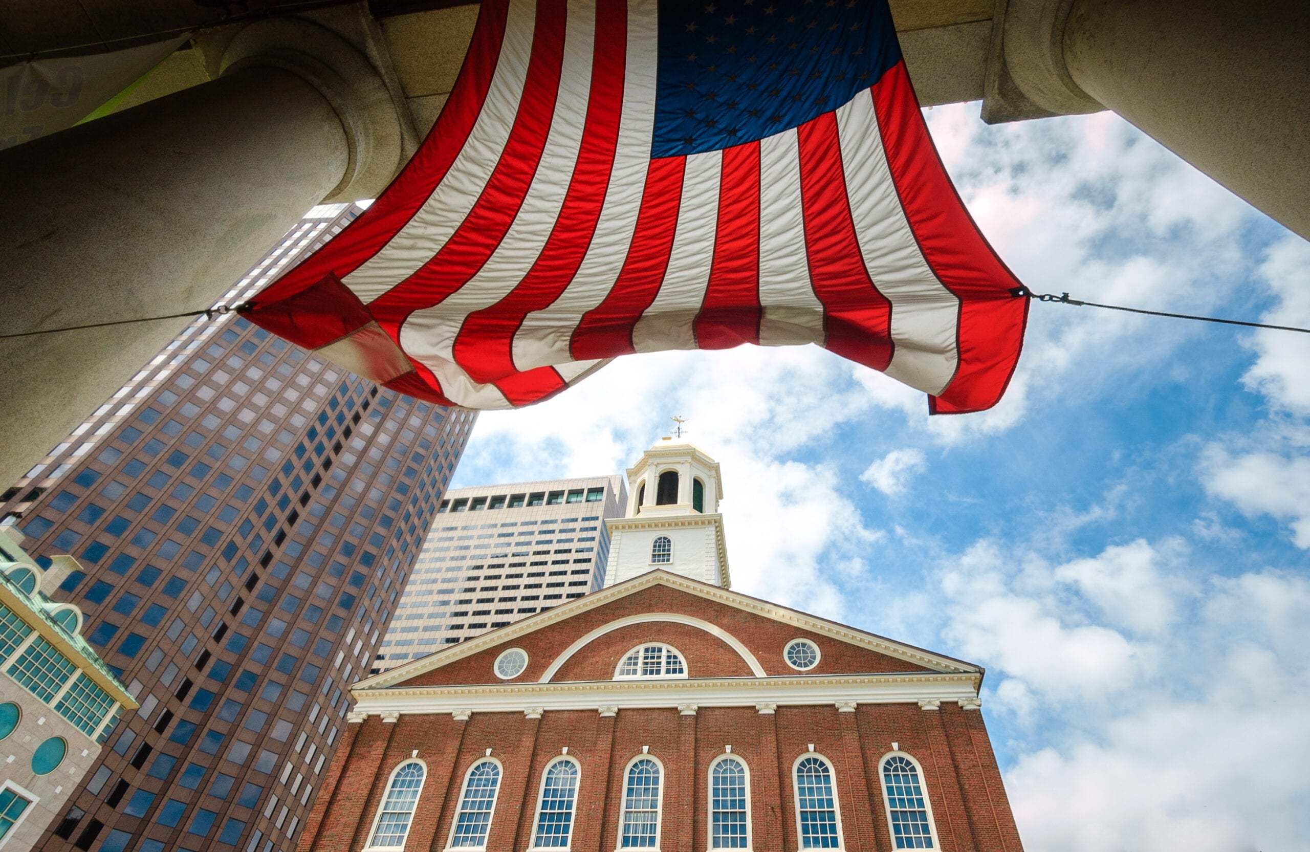 Faneuil Hall on a Boston class trip